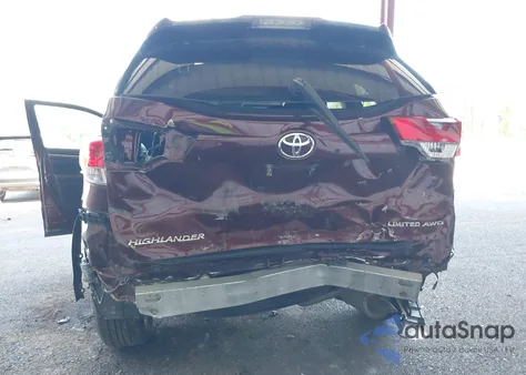 2017 Toyota Highlander Limited from USA, damaged, VIN 5TDDZRFH3HS426086
